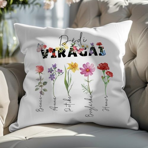 Dédi virágai - Anyák napi párna