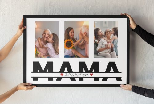 Anyák napi poszter, "MAMA" felirattal 