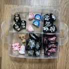 Visszapillantóra akasztható lógó - egyedi felirattal (narancs)